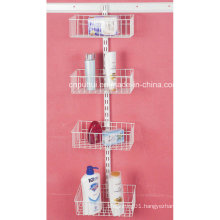 Wall Fixed Bathroom Storage Rack (LJ1026)